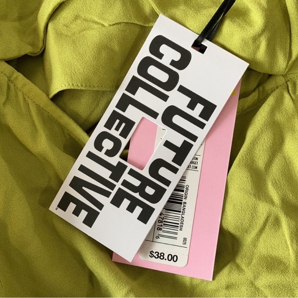 NWT Strappy Cutout Midi Slip Dress Future
Collective Alani Noelle Lime Green - Picture 4 of 4